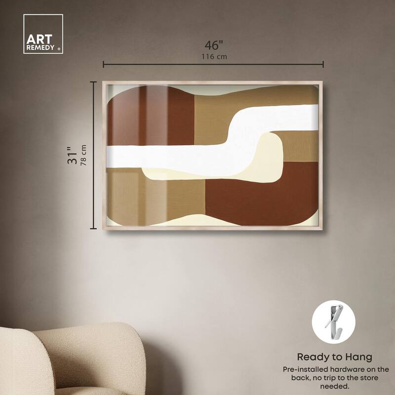 Minimal Wavy III Shadowbox by Art Remedy