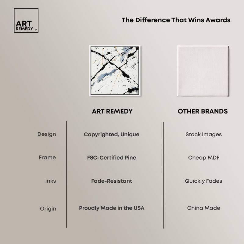 Splintered Impact II Canvas by Art Remedy