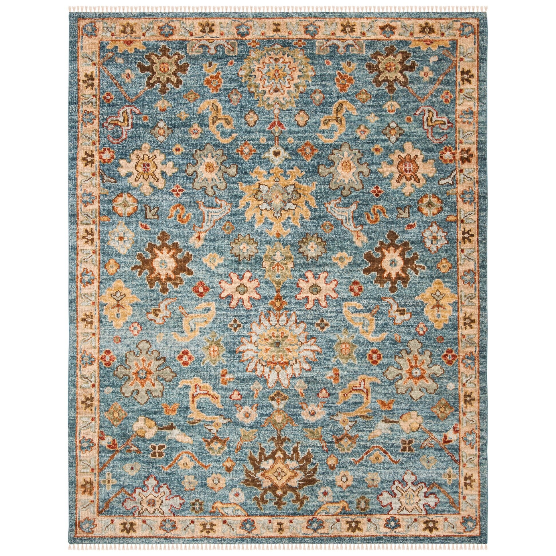 Safavieh Hand Knotted Samarkand Vagiani Traditional Wool Rug Safavieh Hand Knotted Samarkand