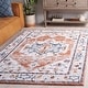preview thumbnail 4 of 17, SAFAVIEH Luna Ikumi Oriental Medallion Rug 8' x 10' - Ivory/Rust - Rectangle