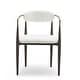 preview thumbnail 46 of 107, Modern Industrial Elmore Upholstered Dining Chairs (Set of 2) with Iron Frame by Christopher Knight Home