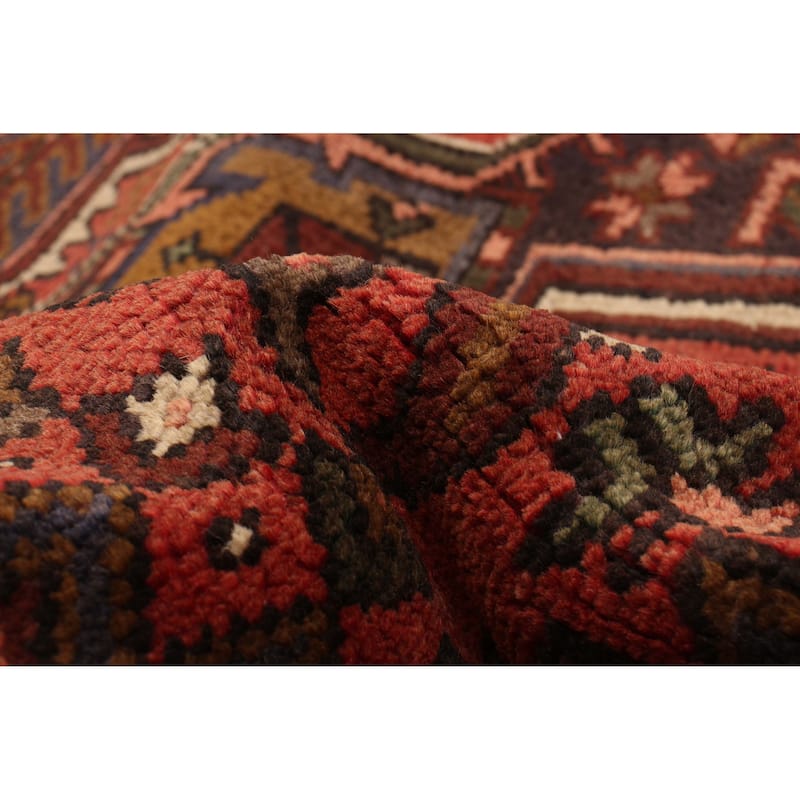 ECARPETGALLERY Hand-knotted Sarabi Red Wool Rug - 7'9 x 11'0