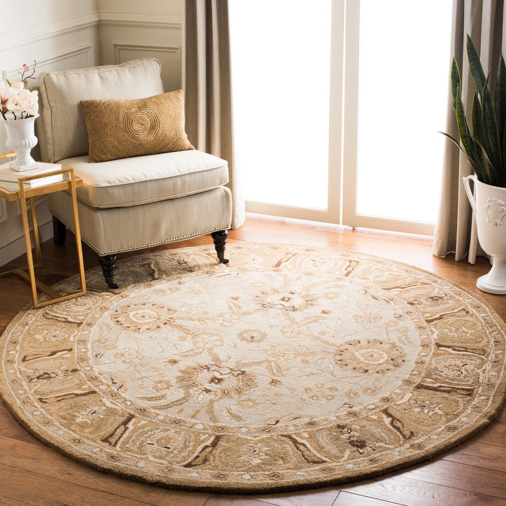 SAFAVIEH Handmade Anatolia Katja Traditional Oriental Hand-spun Wool Rug