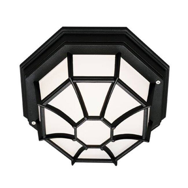 Trans Globe Lighting Single Light Down Lighting Flush Mount Ceiling - Black