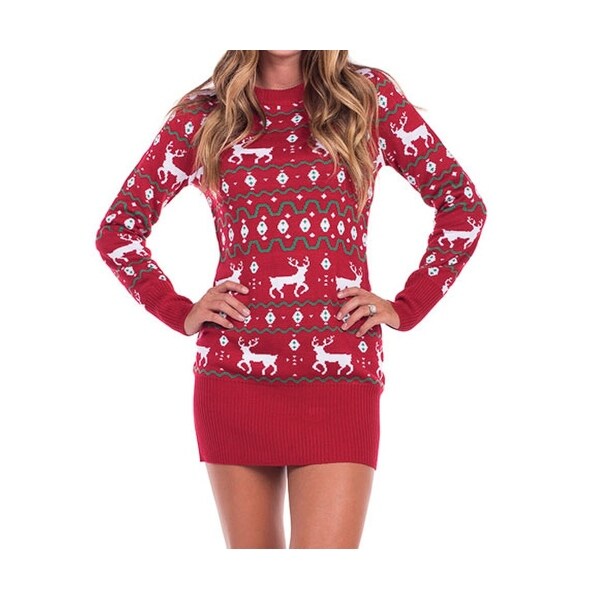 tipsy elves sweater dress