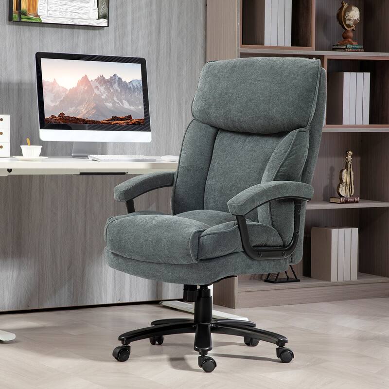 Luxury Swivel Chair Home Task Chair with Adjustable Height, Computer Chair Executive Chair with Swivel Wheels