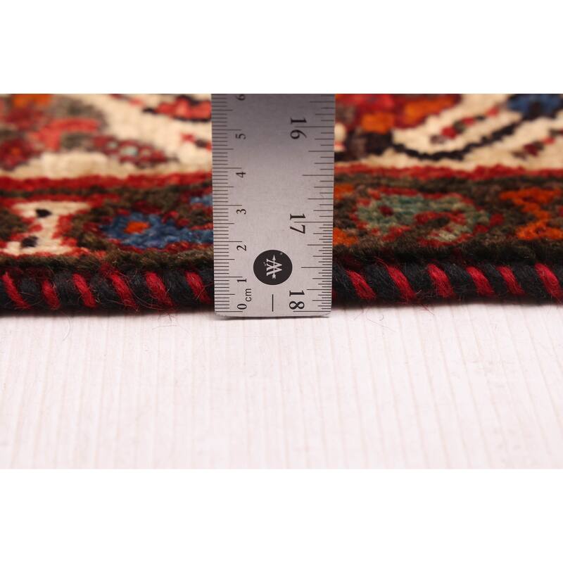 ECARPETGALLERY Hand-knotted Melis Vintage Red Wool Rug - 5'4 x 8'2