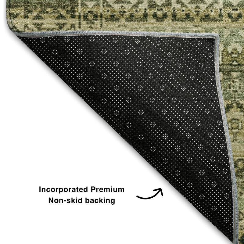 Premium Washable Super Soft Boho Stripes Mayfield Rug