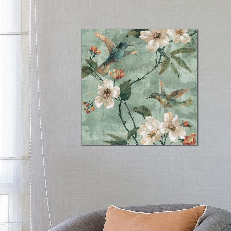 iCanvas "Birds Of A Feather II" by Renee Campbell Canvas Print - 26x26x1.5
