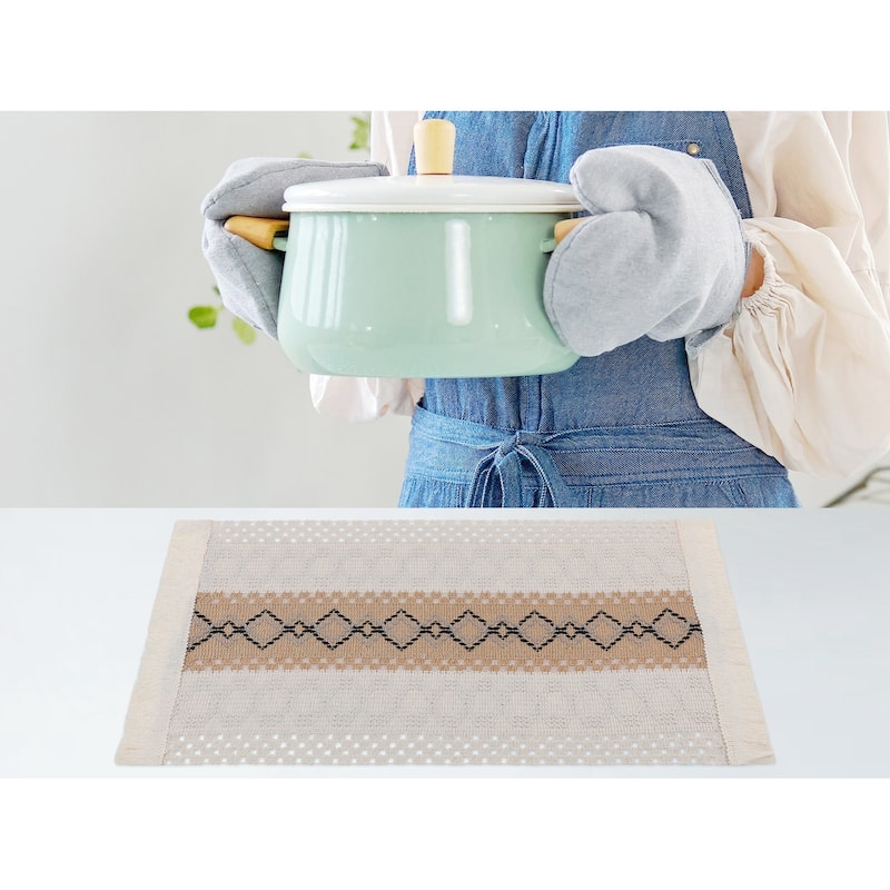 Farmhouse Placemats Set of 4 Placemats for Dining Table Decor Indoor Outdoor Kitchen Table Mat - 20*12in