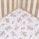 preview thumbnail 3 of 2, Disney B is for Bambi Fitted Mini Crib Sheet