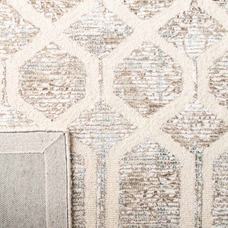 SAFAVIEH, Handmade Artistry Poulia Geometric Wool Rug