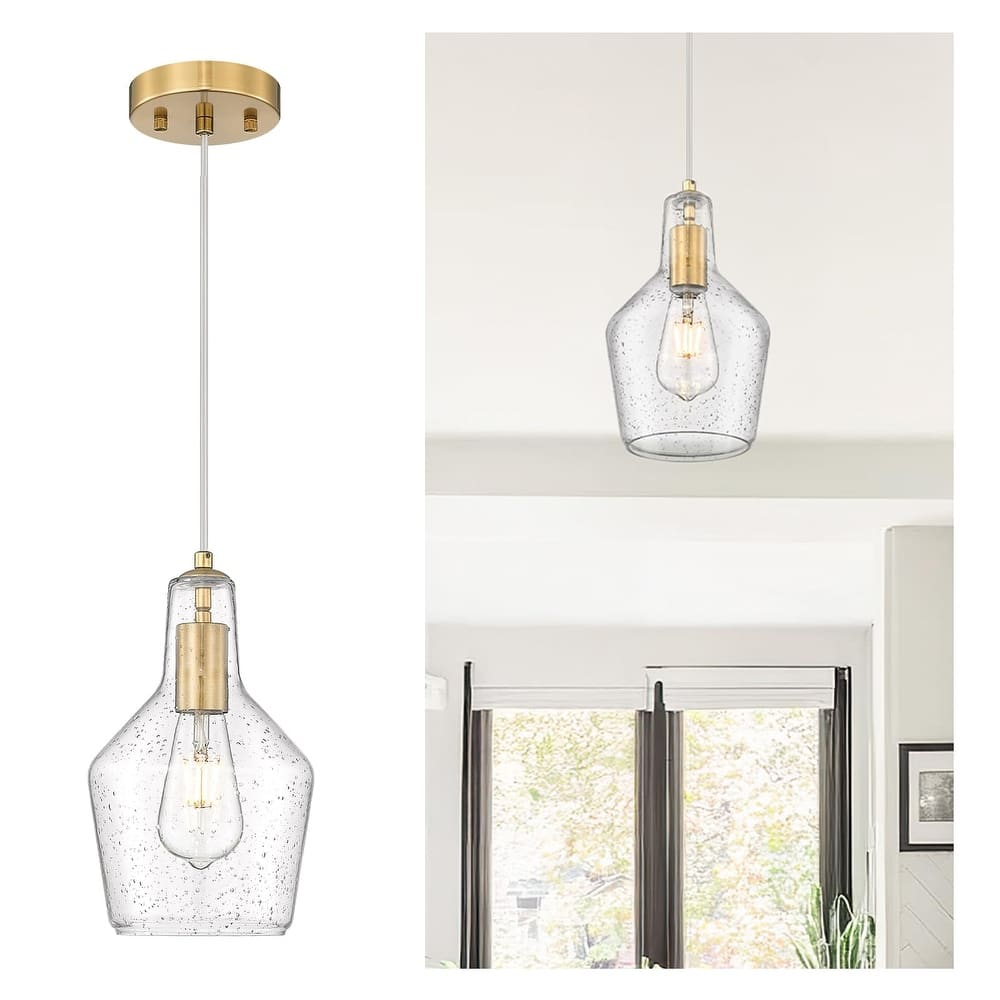 1-Light Adjustable Kitchen Pendant Light