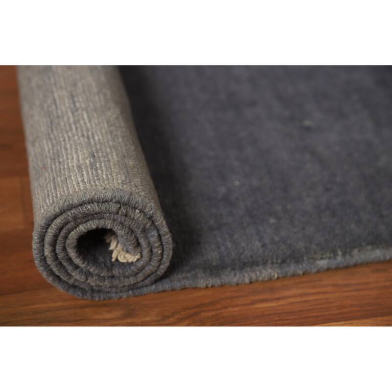 Modern Gabbeh Oriental Rug Handmade Foyer Wool Carpet - 3'5" x 4'9"