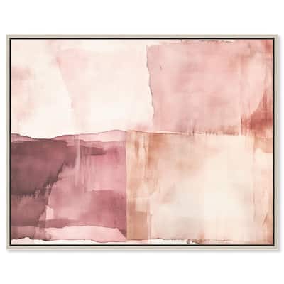 Faded Crimson II Canvas by Art Remedy