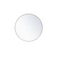 preview thumbnail 103 of 186, Carson Carrington Labbemala Metal Frame Round Mirror