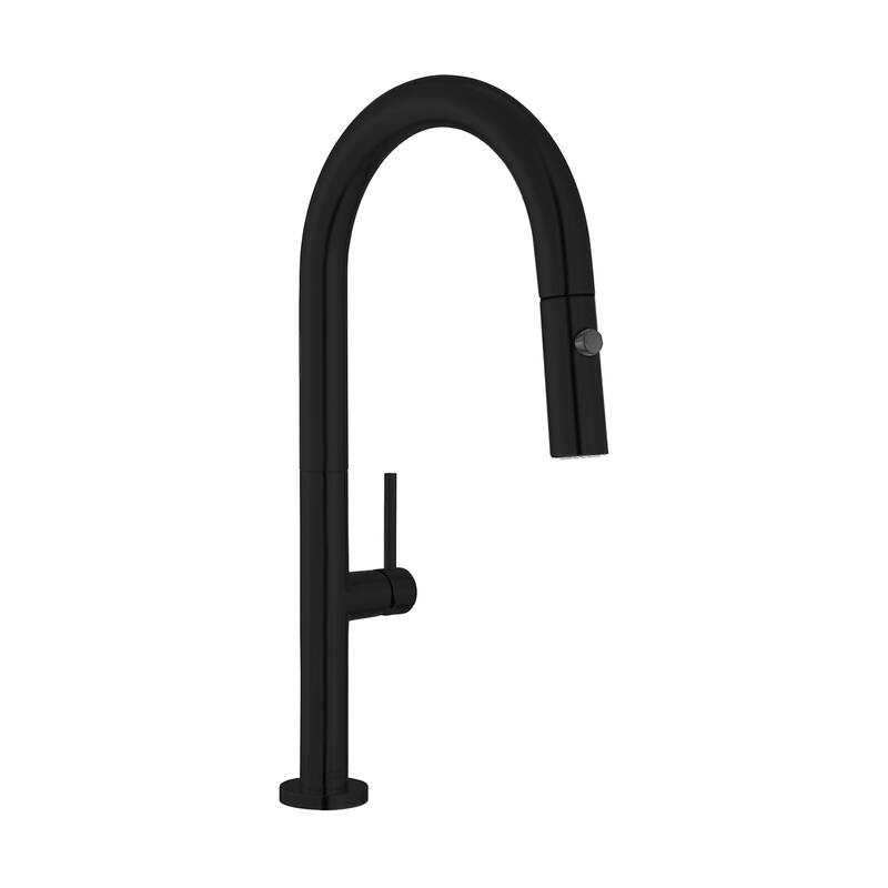 Swiss Madison SM-KF73 Chalet 1.5 GPM Single Hole Pull Down Kitchen - Matte Black