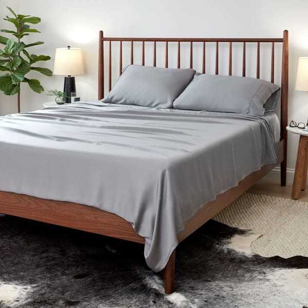 slide 2 of 20, SHEEX Arctic Aire•MAX Tencel Cooling Sheet Set Charcoal - King