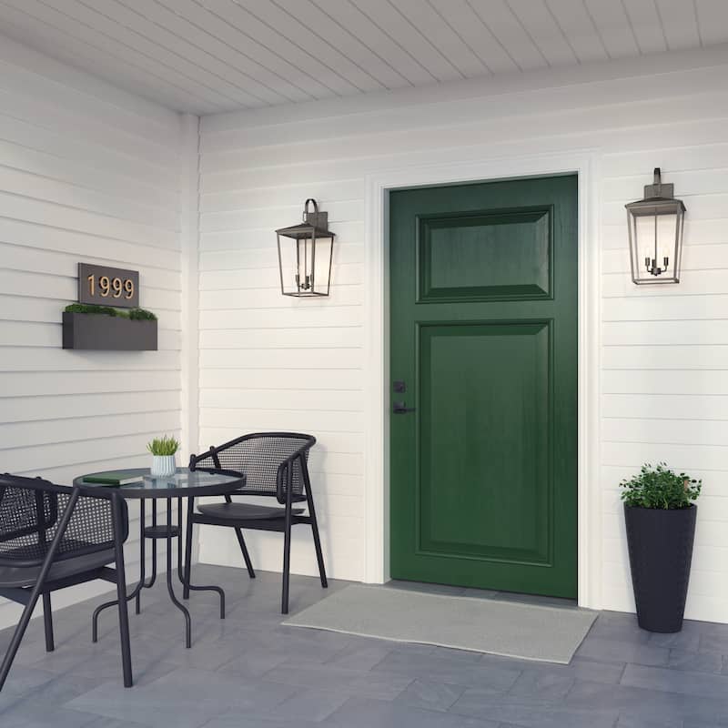 Millennium Lighting Fetterton 3 Light Outdoor Wall Sconce in Multiple Finishes