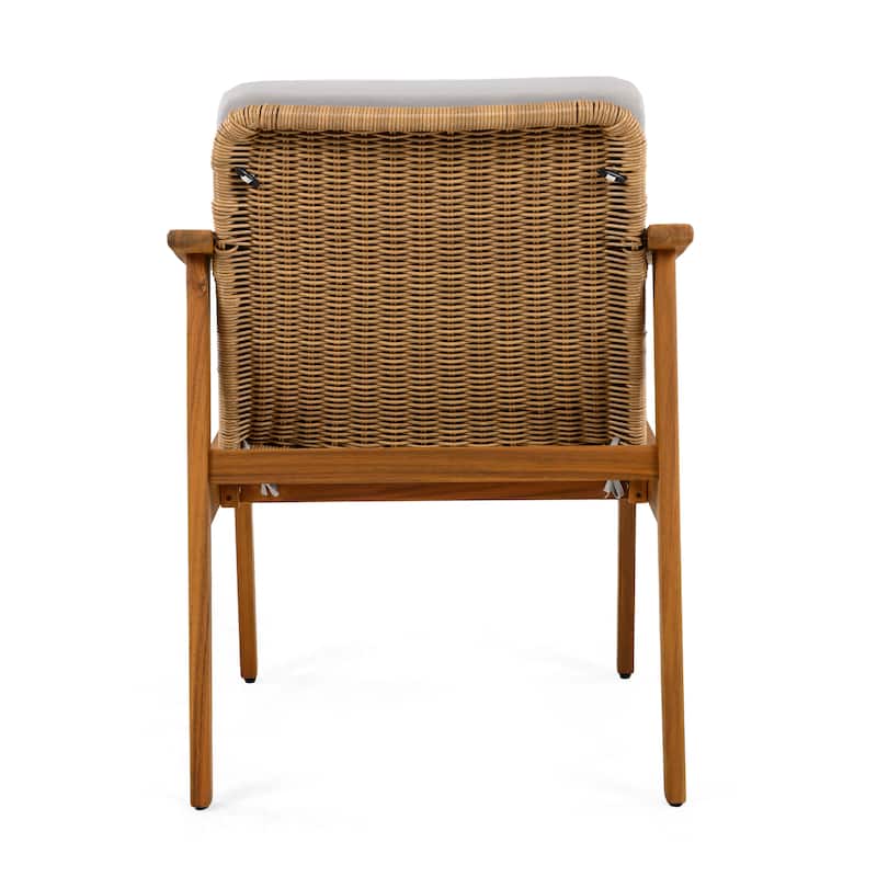 Christopher Knight Home - Sanchez Acacia Wood Patio Dining Chairs（Set of 2）