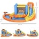 preview thumbnail 6 of 5, Outsunny 5-in-1 Kids Inflatable Bounce House Jumping Castle with Water Pool, Slide, Climbing Walls, & 2 Water Guns