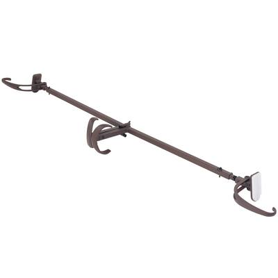 Garland Hanger - Double Door (52-82 Inch Doors) (Brown)