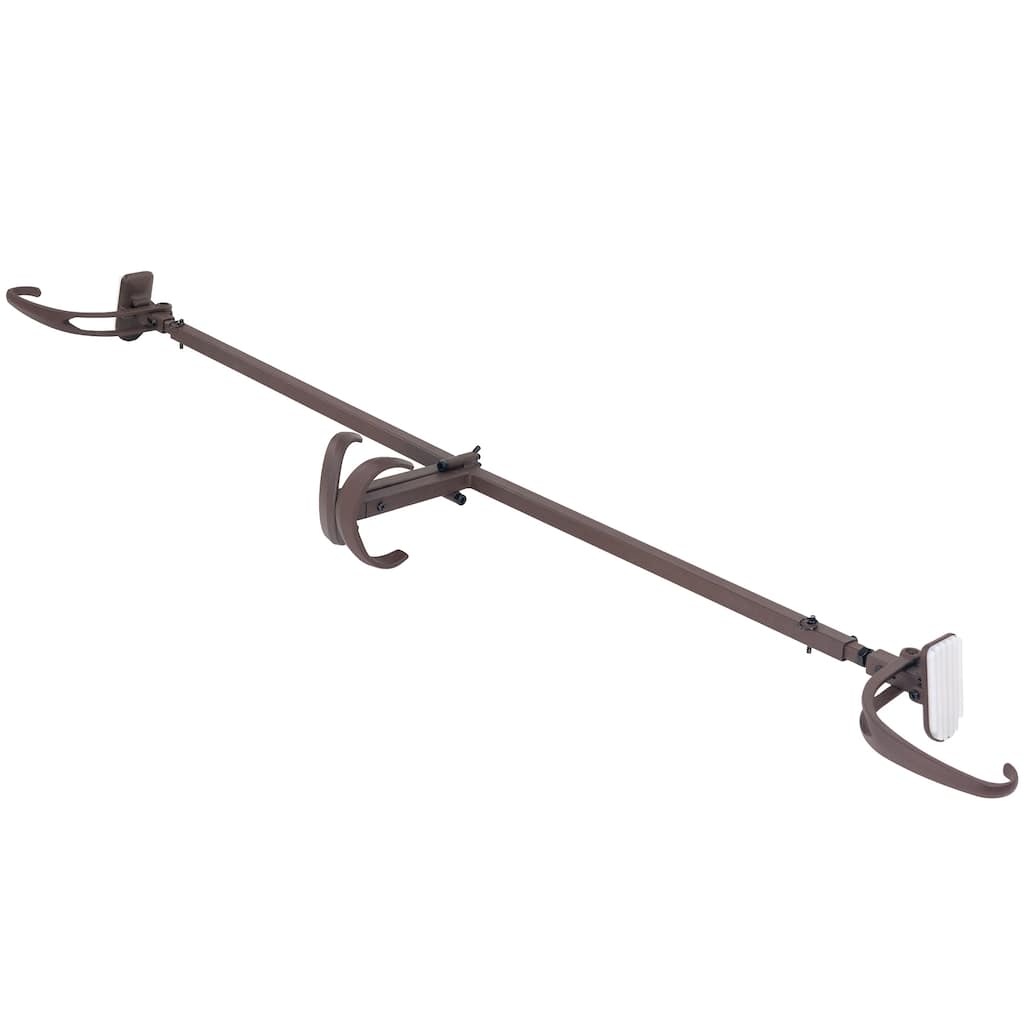 Garland Hanger - Double Door (52-82 Inch Doors) (Brown)
