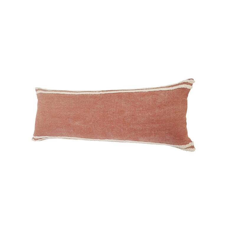 Sevita Soft Striped Cinnamon Throw Pillow