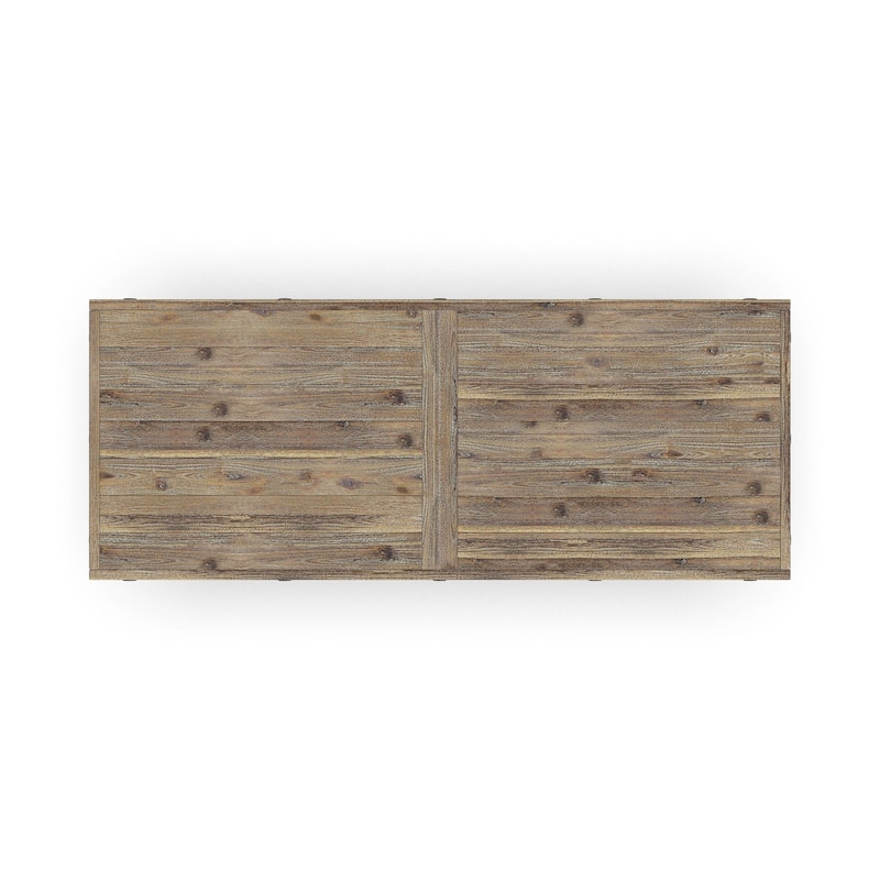 Homestyles Carpenter Brown Wood Sofa Table - 49" x 28" x 19"