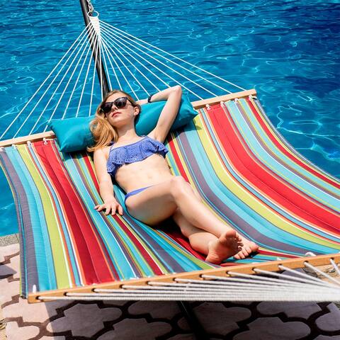 12 FT Double Quilted Fabric Hammock