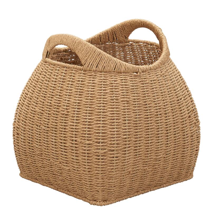 Paper Rope Basket with Handles