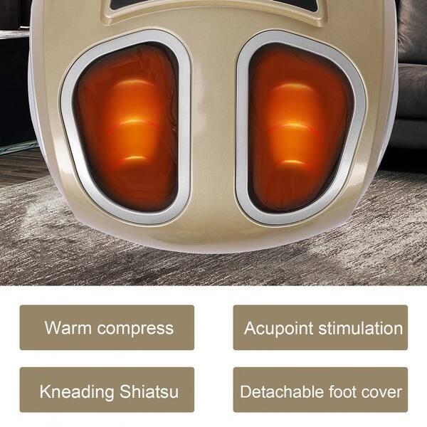 Foot Massager Machine Heat Foot Massagers & LCD Display For Blood