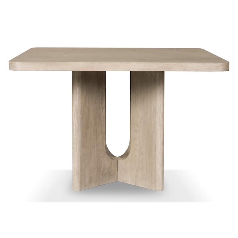 Furniture of America Piez Modern 7-Piece Wood Counter Height Square Dining Set