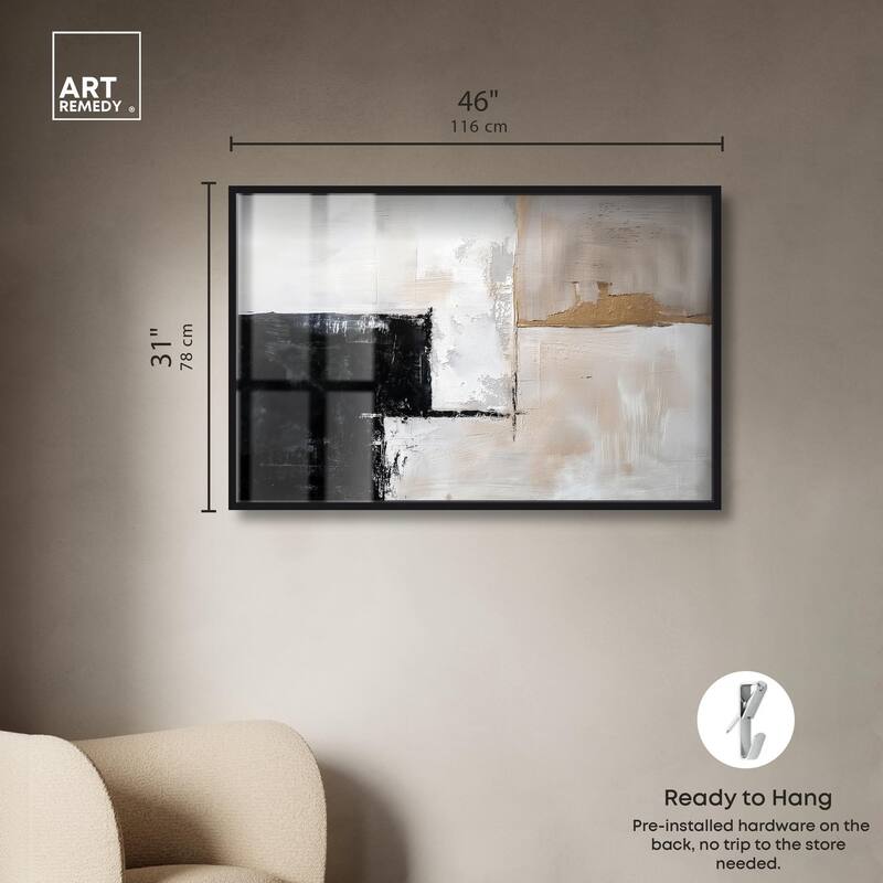 Black Dust and White Ash II Shadowbox by Art Remedy