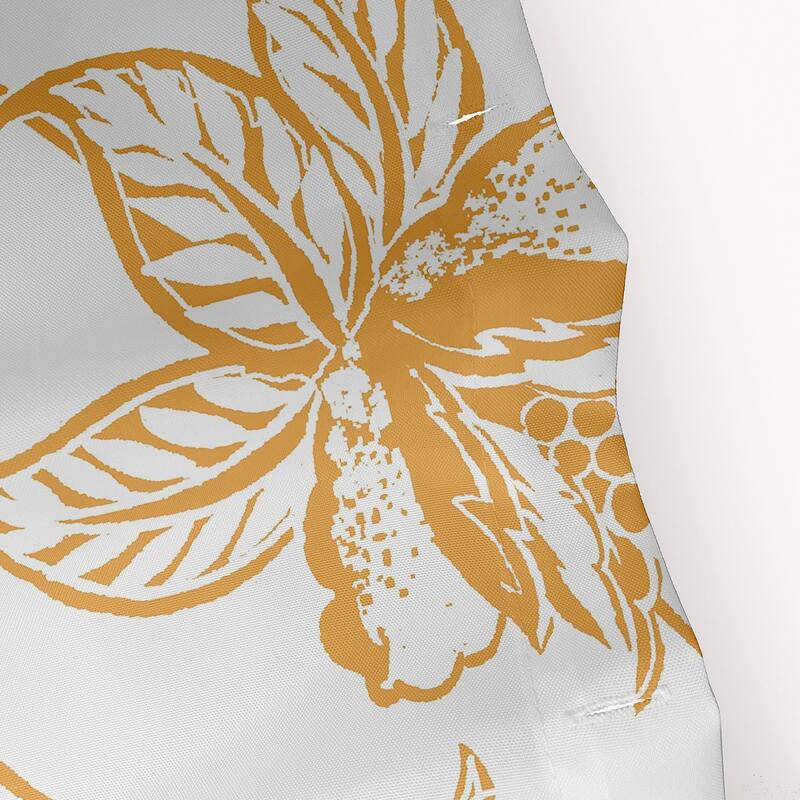 71 x 74-inch Traditional Bird Floral Print Shower Curtain