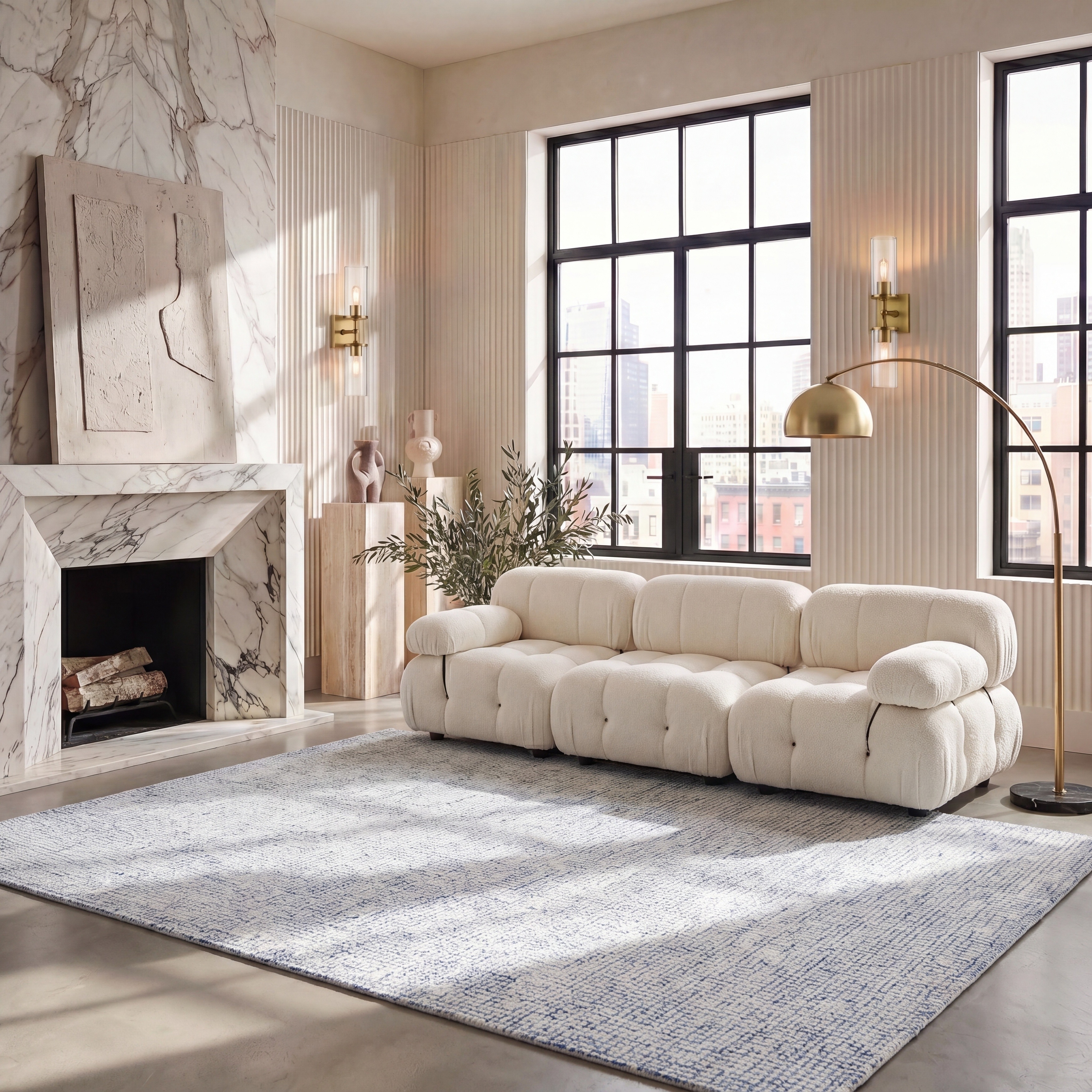SAFAVIEH Handmade Abstract Marikka Modern Viscose Rug
