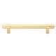 preview thumbnail 1 of 1, GlideRite 5-inch Solid Satin Gold Euro Cabinet Bar Pulls (Pack of 25) - 25 Pack