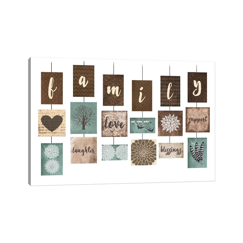 iCanvas "Family" by Erin Clark Canvas Print