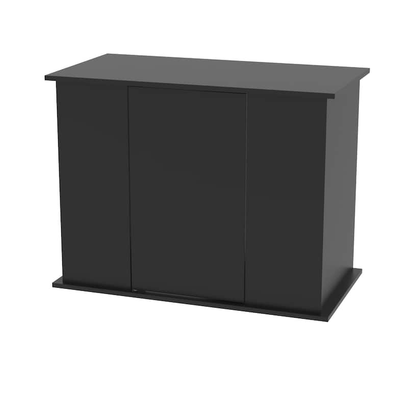 Aquatic Fundamentals 50/65 Gallon Black Aquarium Stand with Enclosed Storage