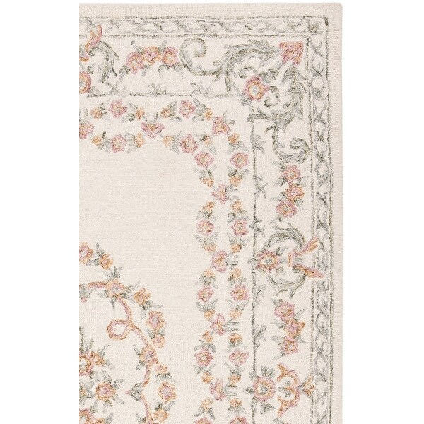 SAFAVIEH Handmade Aubusson Kattie Traditional Oriental Wool Rug