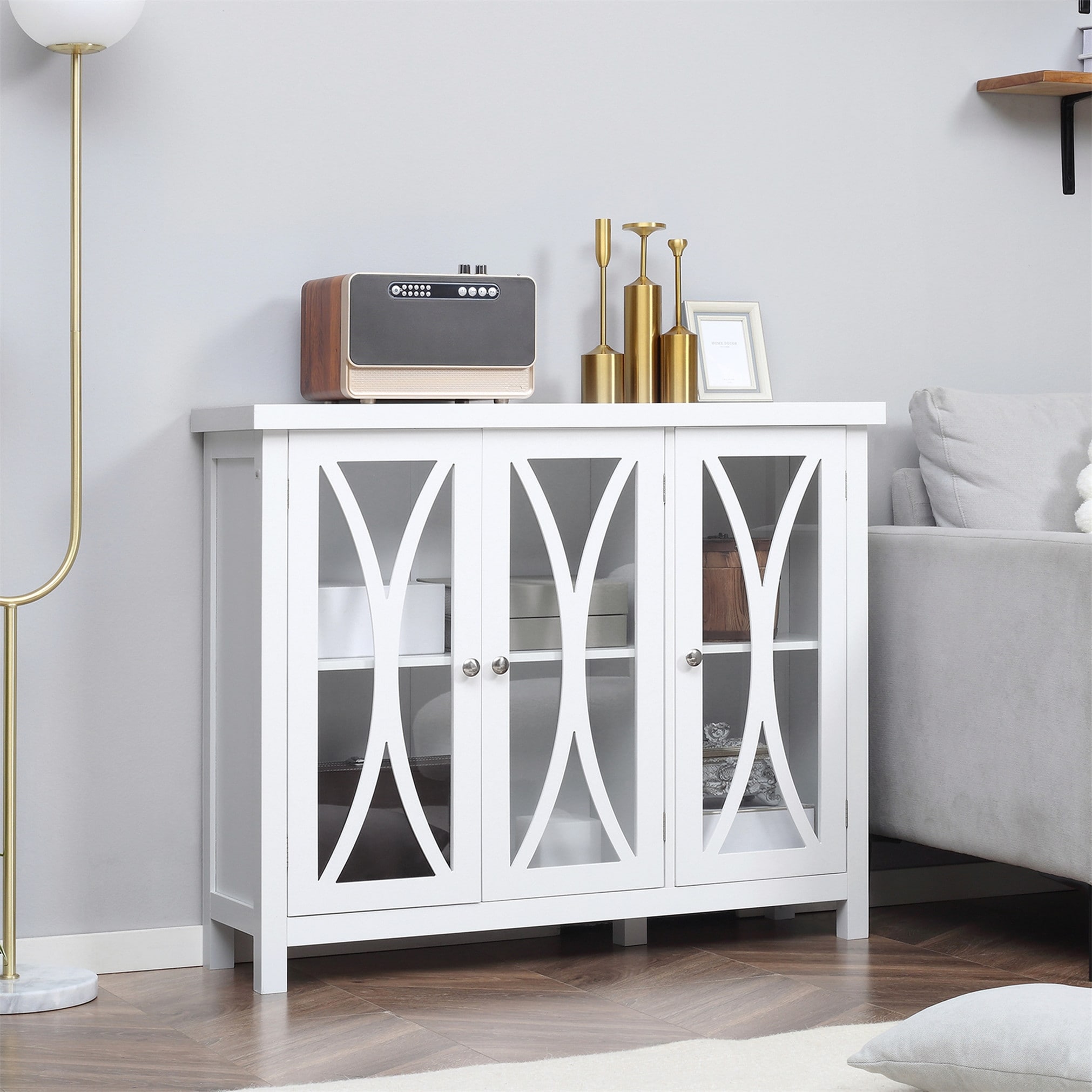 Versatile Sideboard Cabinet with Stylish Design and Practical Storage Options, Perfect for Modern Living Spaces.