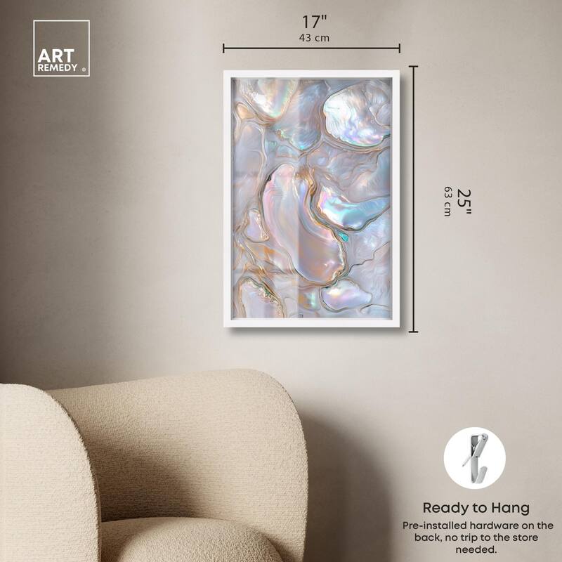 Fluid Preciousness III Shadowbox by Art Remedy