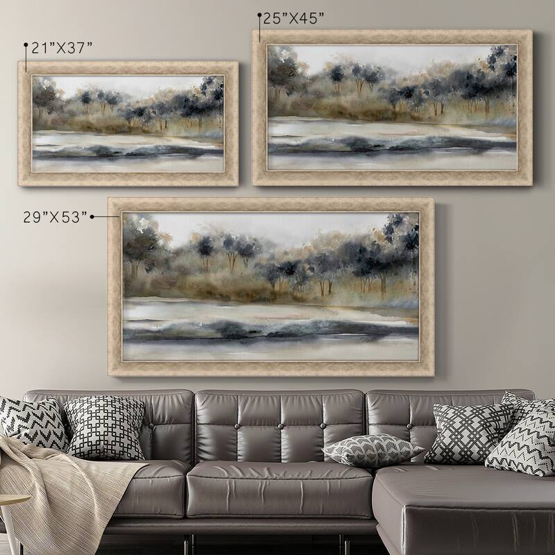 Silent River Premium Framed Canvas- Ready to Hang