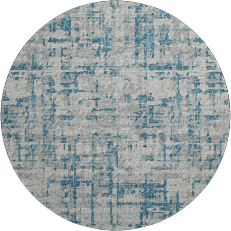 Premium Washable Super Soft Abstract Plaid Mayfield Rug