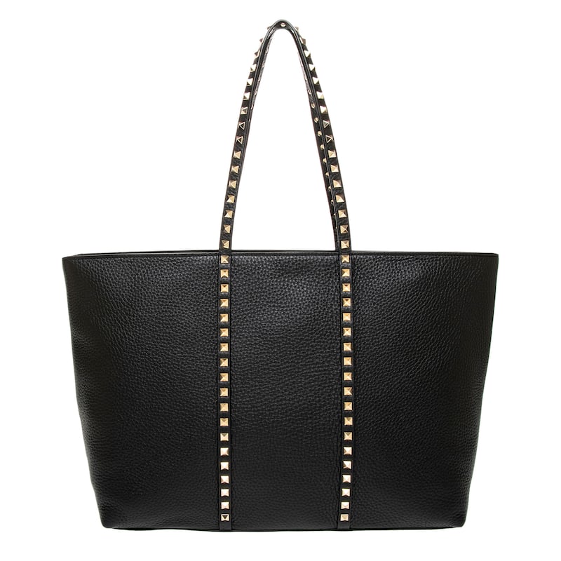 Valentino Rockstud Grainy Tote