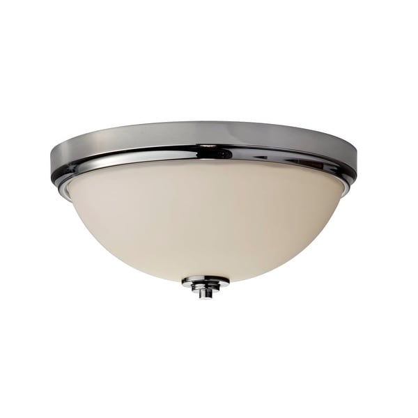 Feiss Fm372 Malibu 2 Light Flush Mount Ceiling Fixture Feiss Fm372 Malibu 2 Light Flush Mount Ceiling Fixture Polished Nickel Free Shipping Today 22063117