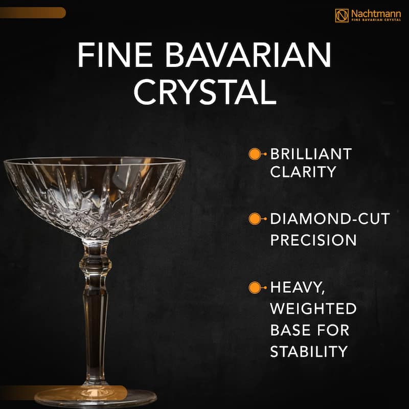 Nachtmann Set of 2 Noblesse Cocktail Glasses - 6oz