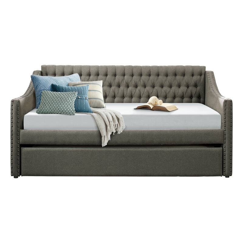 Emile Upholstered Daybed with Trundle