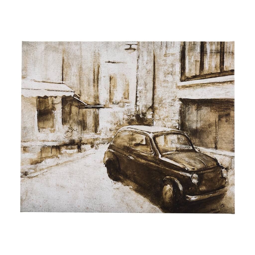 Vintage Car Picture II (50 x 40) Canvas Art Print