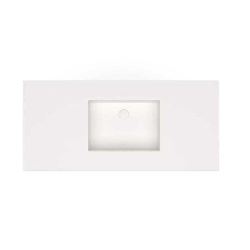 Serenity Solid-Surface Bathroom Vanity Top with Sink
